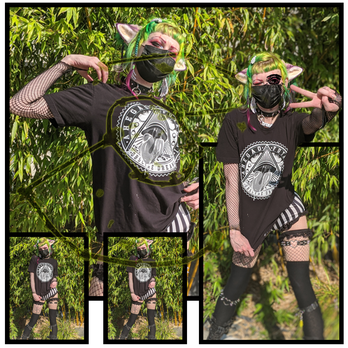 ALL SEEING EYEHEGAO T SHIRT