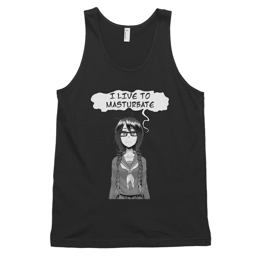 LIVE TO MASTURBATE TANK TOP