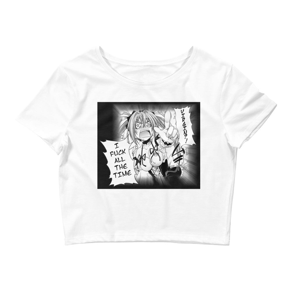 NOT A VIRGIN CROP TOP